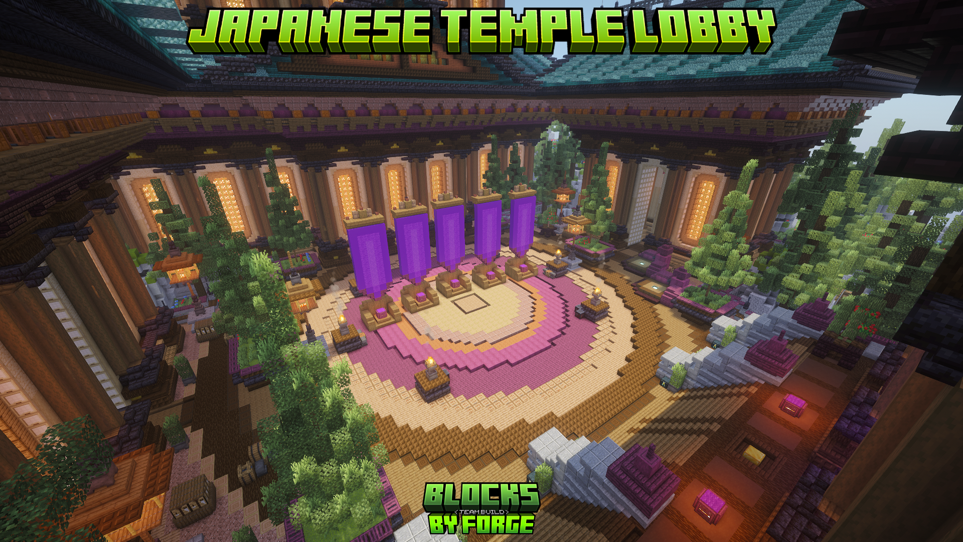 Japanese Temple Lobby